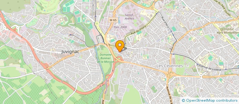 localisation de l'entreprise MONSIEUR FABRICE GROSSIN à MONTPELLIER