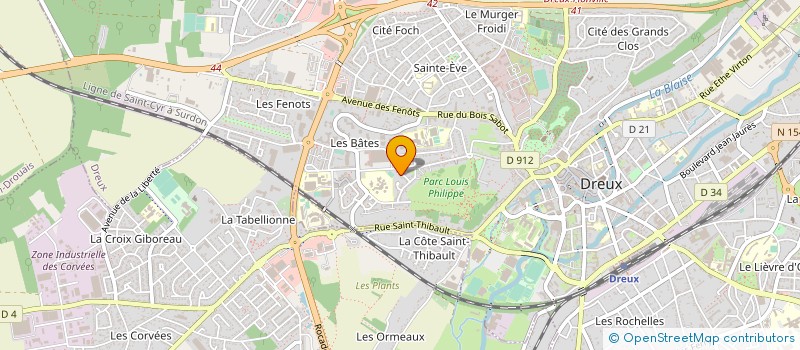 localisation de l'entreprise MONSIEUR FABRICE GROULT à DREUX