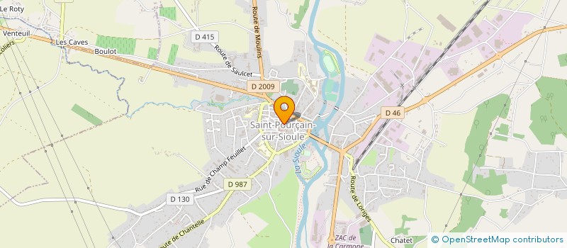 localisation de l'entreprise MONSIEUR FABRICE GRUWE à SAINT-POURCAIN-SUR-SIOULE