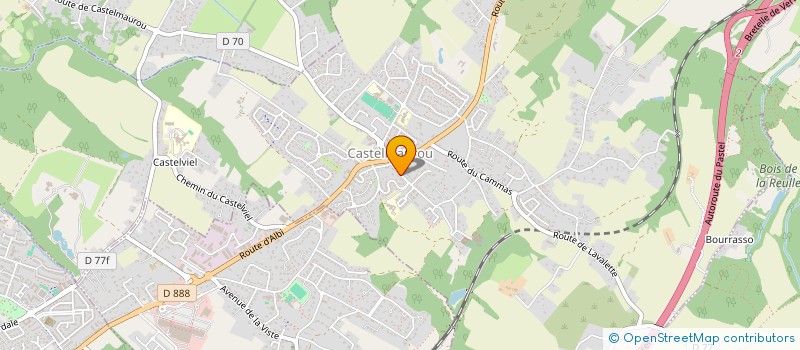 localisation de l'entreprise MONSIEUR FABRICE GRYGIER  CASTELMAUROU