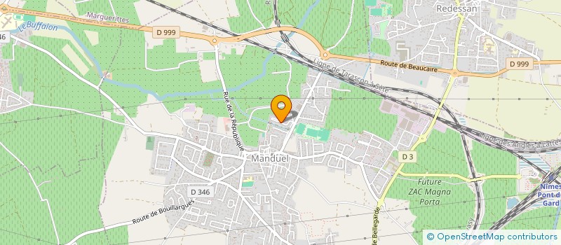 localisation de l'entreprise MONSIEUR FABRICE GUEIFFIER  MANDUEL