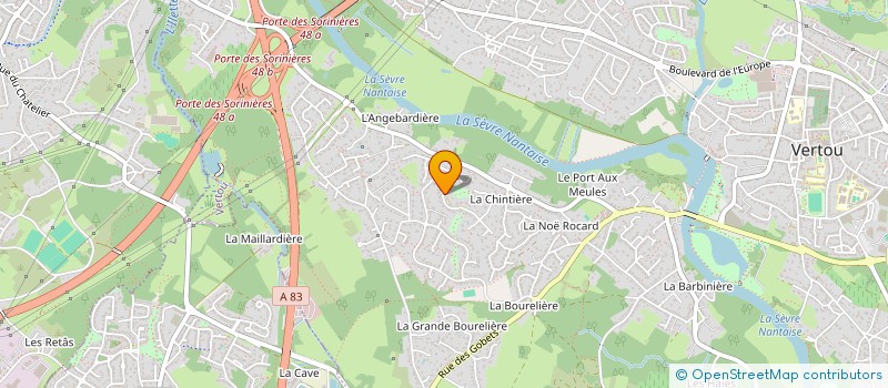 localisation de l'entreprise MONSIEUR FABRICE GUELZEC  VERTOU