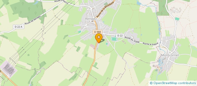 localisation de l'entreprise MONSIEUR FABRICE GUENARD  RENWEZ