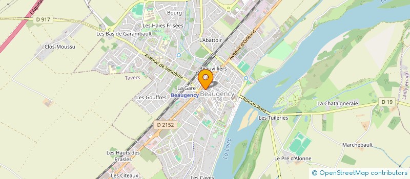localisation de l'entreprise MONSIEUR FABRICE GUENIN à BEAUGENCY