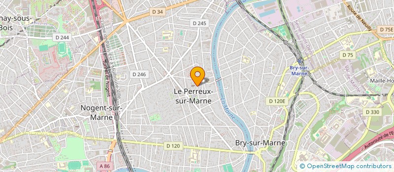 localisation de l'entreprise MONSIEUR FABRICE GUENOUN à LE PERREUX-SUR-MARNE