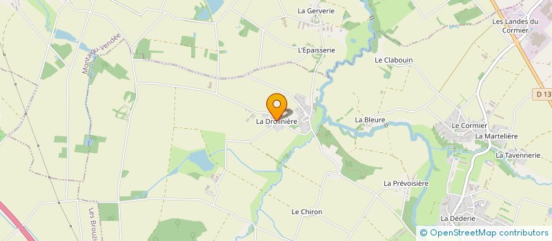 localisation de l'entreprise MONSIEUR FABRICE GUERIN  CHAVAGNES-EN-PAILLERS