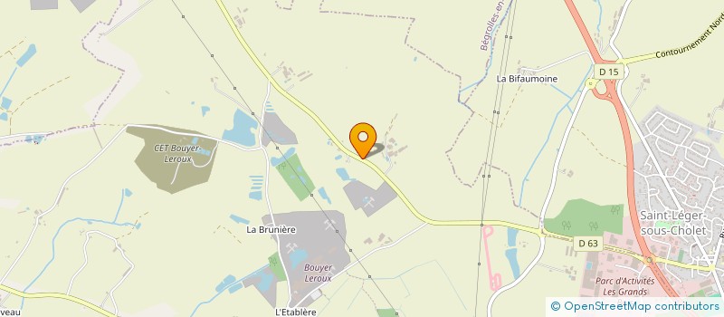 localisation de l'entreprise MONSIEUR FABRICE GUERIN  LA SEGUINIERE