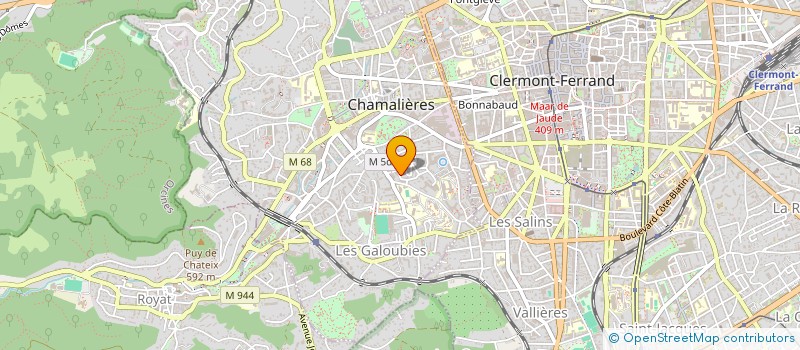 localisation de l'entreprise MONSIEUR FABRICE GUERIN  CHAMALIERES