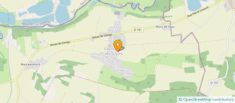 localisation de l'entreprise MONSIEUR FABRICE GUERREIRO à COURCELLES-LES-GISORS