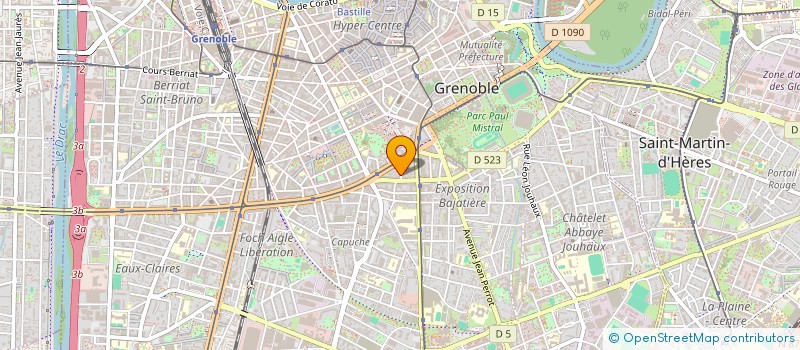 localisation de l'entreprise MONSIEUR FABRICE GUERRY  GRENOBLE