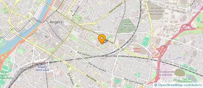 localisation de l'entreprise MONSIEUR FABRICE GUICHARD à ANGERS