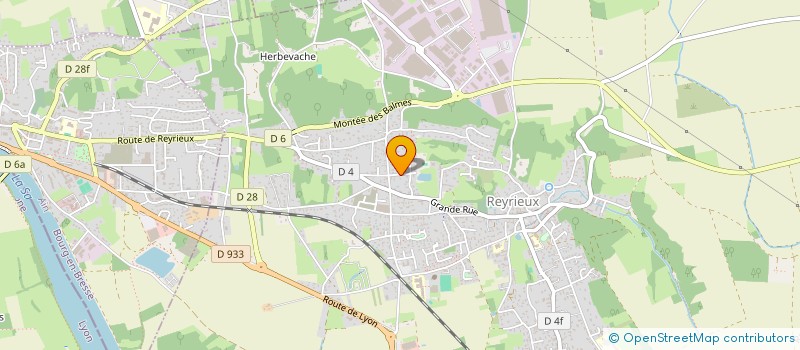 localisation de l'entreprise MONSIEUR FABRICE GUICHARD à REYRIEUX