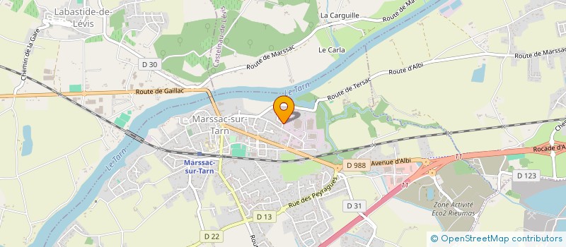 localisation de l'entreprise MONSIEUR FABRICE GUIET  MARSSAC-SUR-TARN