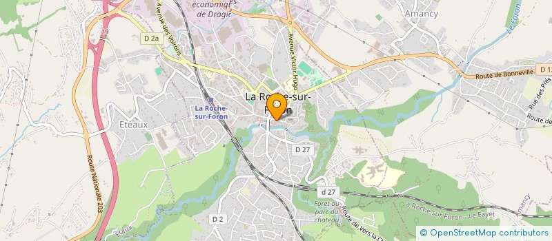 localisation de l'entreprise MONSIEUR FABRICE GUIGNOT à LA ROCHE-SUR-FORON