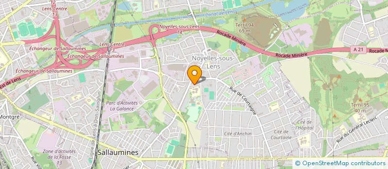 localisation de l'entreprise MONSIEUR FABRICE GUILBERT  NOYELLES-SOUS-LENS