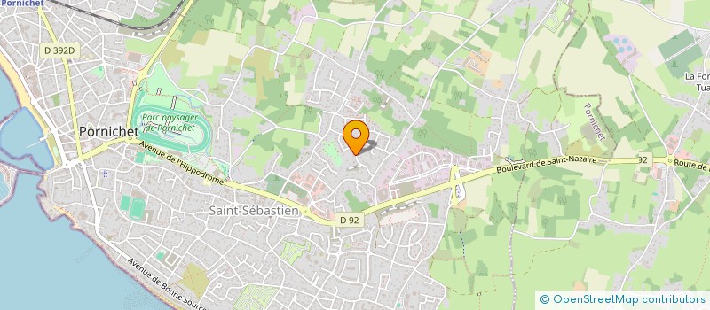 localisation de l'entreprise MONSIEUR FABRICE GUILLAUME  PORNICHET