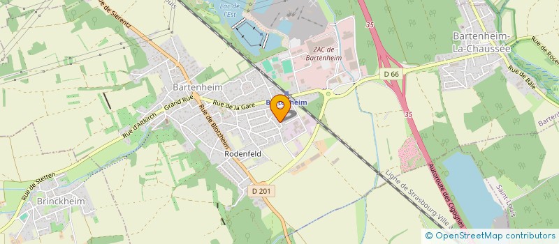 localisation de l'entreprise MONSIEUR FABRICE GUILLAUME  BARTENHEIM