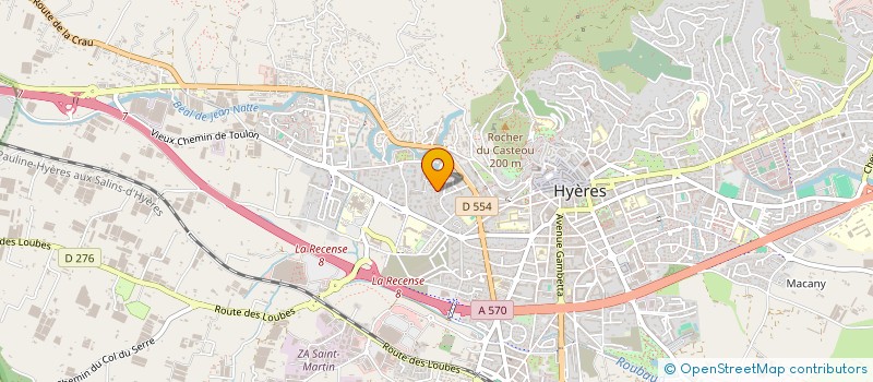 localisation de l'entreprise MONSIEUR FABRICE GUILLIEN  LA VALETTE-DU-VAR