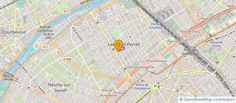 localisation de l'entreprise MONSIEUR FABRICE GUILLON à LEVALLOIS-PERRET