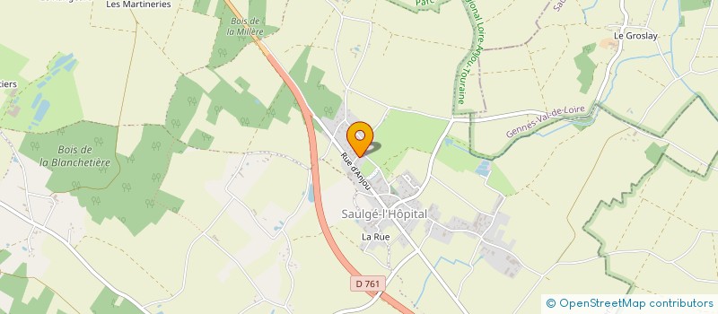 localisation de l'entreprise MONSIEUR FABRICE GUIMAU à BRISSAC LOIRE AUBANCE