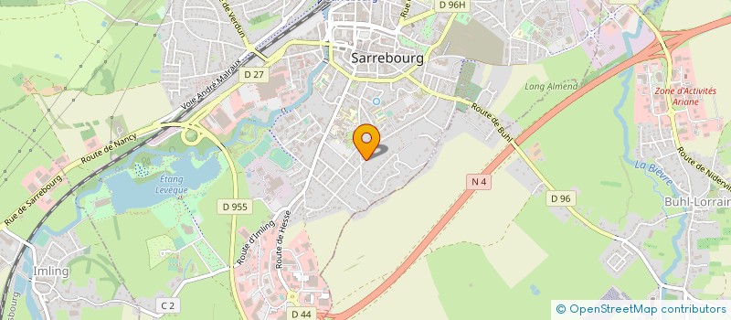 localisation de l'entreprise MONSIEUR FABRICE GURY à SARREBOURG