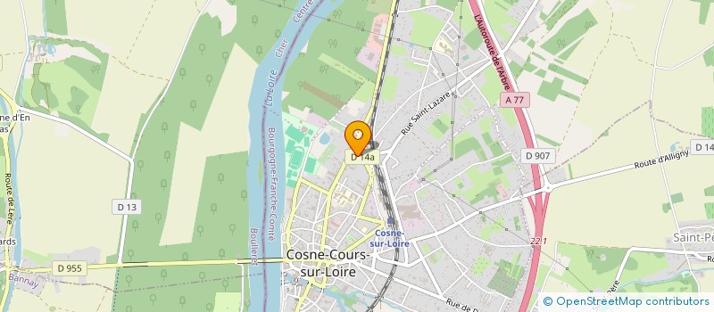 localisation de l'entreprise MONSIEUR FABRICE GUYOT à COSNE-COURS-SUR-LOIRE