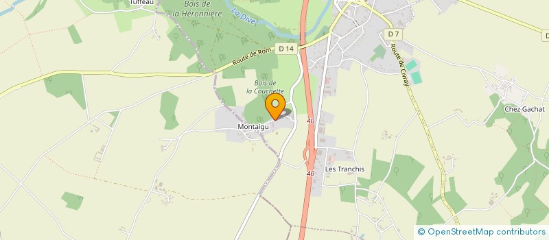 localisation de l'entreprise MONSIEUR FABRICE HAIRAULT  VALENCE-EN-POITOU