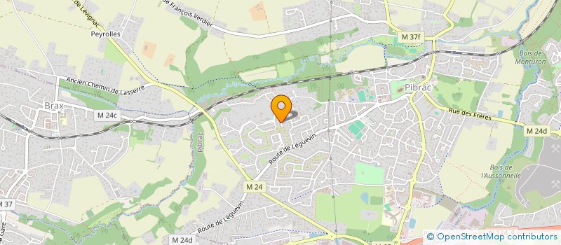 localisation de l'entreprise MONSIEUR FABRICE HAMEL  PIBRAC