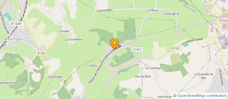 localisation de l'entreprise MONSIEUR FABRICE HAMON  MARTINVAST