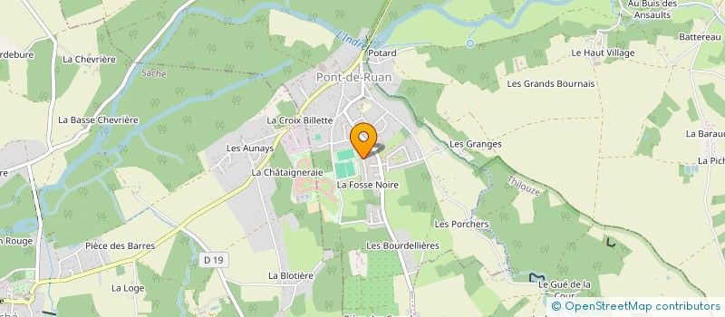 localisation de l'entreprise MONSIEUR FABRICE HARRAULT  PONT-DE-RUAN