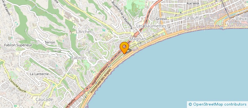 localisation de l'entreprise MONSIEUR FABRICE HEINRICH à ANTIBES
