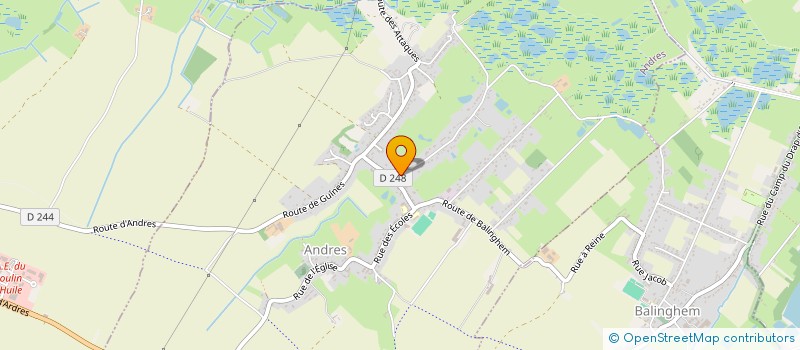 localisation de l'entreprise MONSIEUR FABRICE HENON  ANDRES