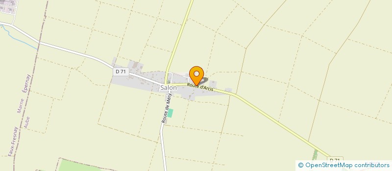 localisation de l'entreprise MONSIEUR FABRICE HENRY  SALON