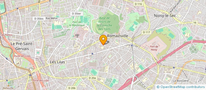 localisation de l'entreprise MONSIEUR FABRICE HERBIN à ROMAINVILLE