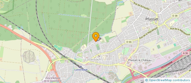 localisation de l'entreprise MONSIEUR FABRICE HERISSON  LUTTERBACH