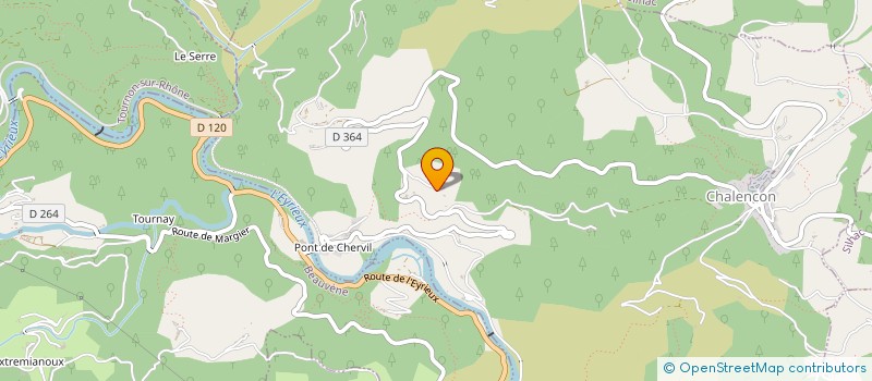 localisation de l'entreprise MONSIEUR FABRICE HERMIER  CHALENCON