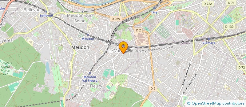 localisation de l'entreprise MONSIEUR FABRICE HERRAULT à MEUDON