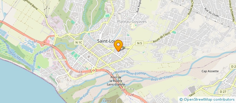 localisation de l'entreprise MONSIEUR FABRICE HOARAU à SAINT-LOUIS