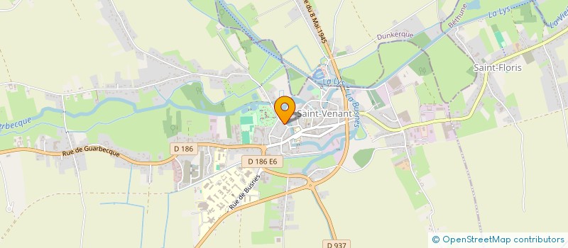 localisation de l'entreprise MONSIEUR FABRICE HONNART  SAINT-VENANT