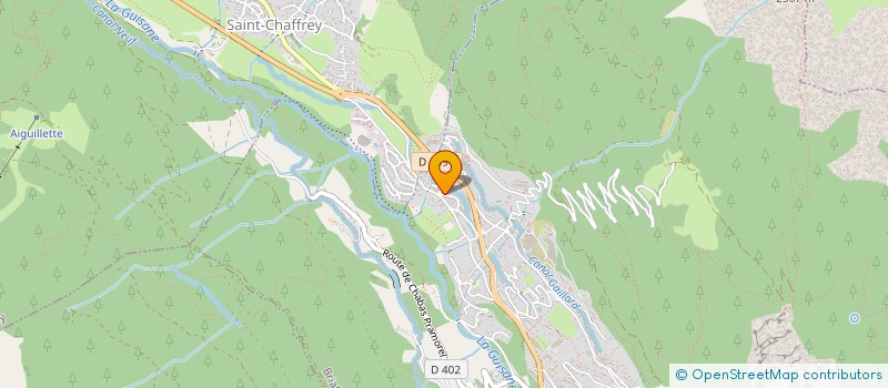 localisation de l'entreprise MONSIEUR FABRICE HONORAT à BRIANCON