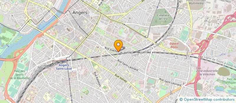 localisation de l'entreprise MONSIEUR FABRICE HOUDIN  ANGERS