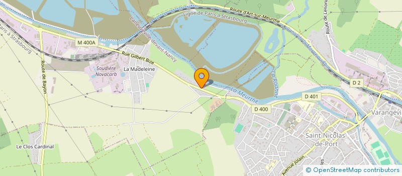 localisation de l'entreprise MONSIEUR FABRICE HOUILLON  LANEUVEVILLE-DEVANT-NANCY