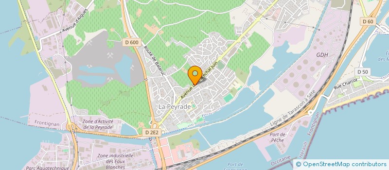 localisation de l'entreprise MONSIEUR FABRICE HOUPPIN à FRONTIGNAN