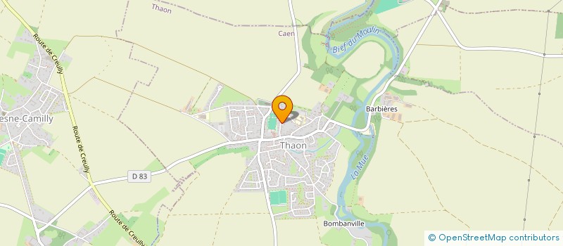 localisation de l'entreprise MONSIEUR FABRICE HUE  THAON