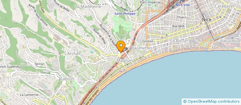 localisation de l'entreprise MONSIEUR FABRICE HUSSE à NICE