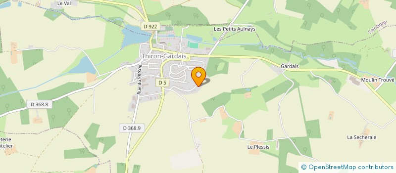 localisation de l'entreprise MONSIEUR FABRICE HUSSON à ARGENVILLIERS