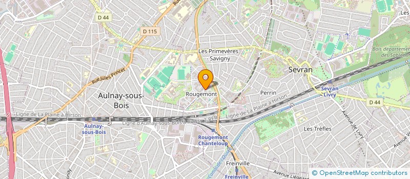 localisation de l'entreprise MONSIEUR FABRICE IKUNGU BOMOLO  SEVRAN