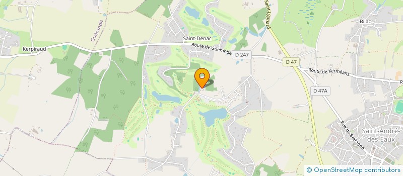 localisation de l'entreprise MONSIEUR FABRICE ILTIS  SAINT-ANDRE-DES-EAUX