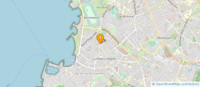 localisation de l'entreprise MONSIEUR FABRICE INCANDELA à MARSEILLE