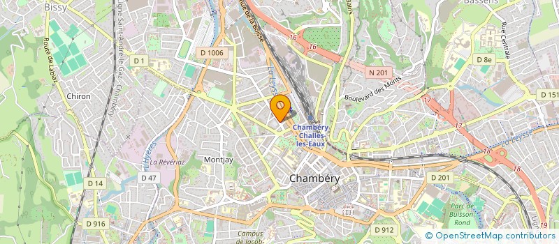 localisation de l'entreprise MONSIEUR FABRICE INTARTAGLIA à CHAMBERY